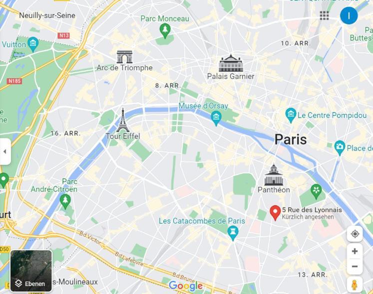 Petite Maison Avec Cour Dans Les Beaux Quartiers-Vous Faites Le Menage- Very Good Prices For T-H-E Location But You Have To Clea-N Th-E Flat Apartment Paris Ngoại thất bức ảnh